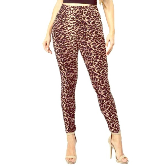 Leopard leggings - Picture 1 of 2